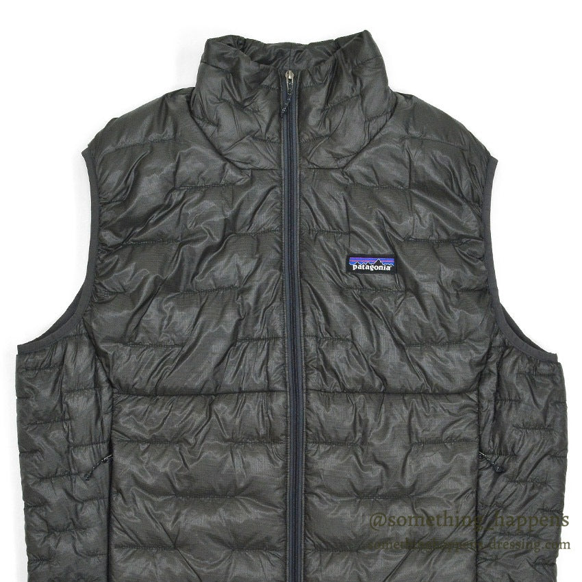 PATAGONIA MEN'S MICRO PUFF VEST FORGE GRAY Unused item... M