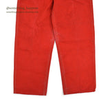 1950's BROWN'S BEACH RED DUCK HUNTING PANTS... W34/L28