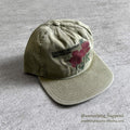 1990's~ EAGLE HARBOR MICHIGAN FLOWER PRINT CAP...