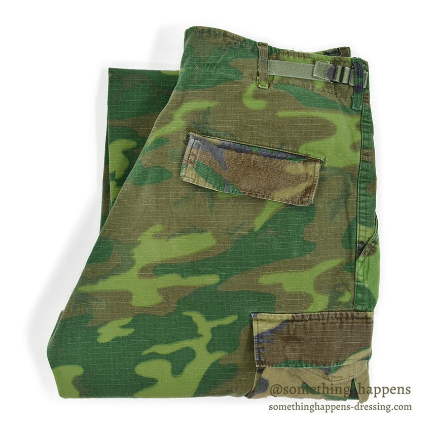 1970's USARMY ERDL MIX LEAF PANTS... MEDIUM-REGULAR