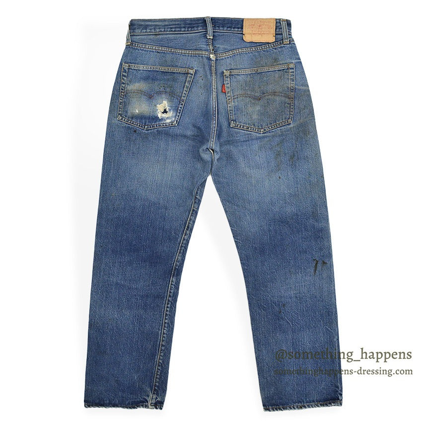 1960's LEVI'S 501 BIG-E DENIM PANTS...W32/L28