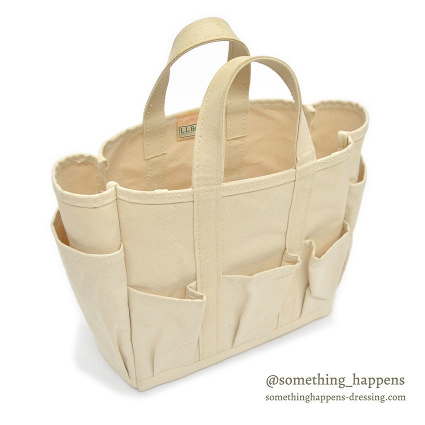 1980's LLBEAN CANVAS GARDEN TOTE MINT...