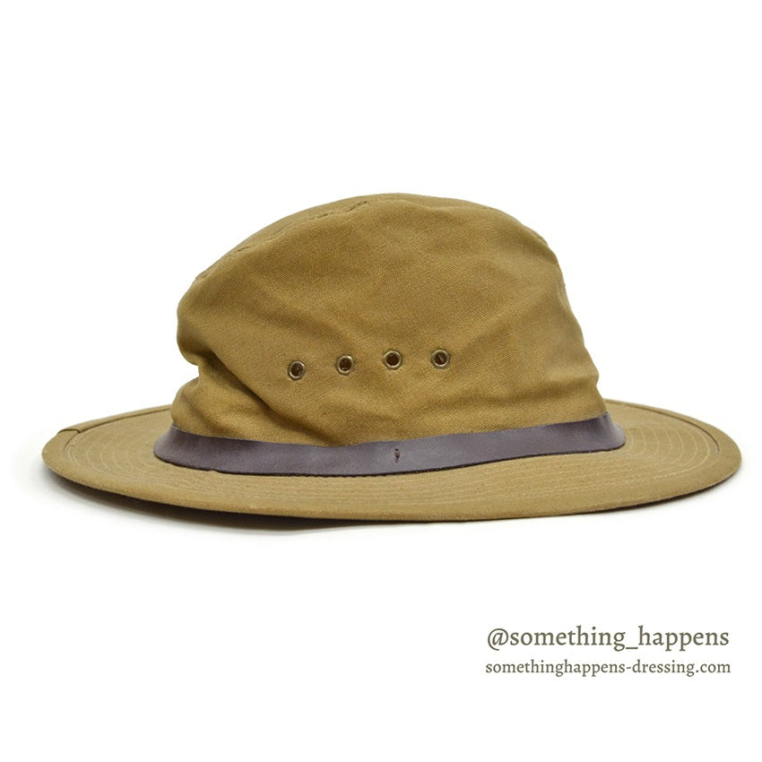 OLD FILSON TIN CLOTH PACKER HAT TAN ... L