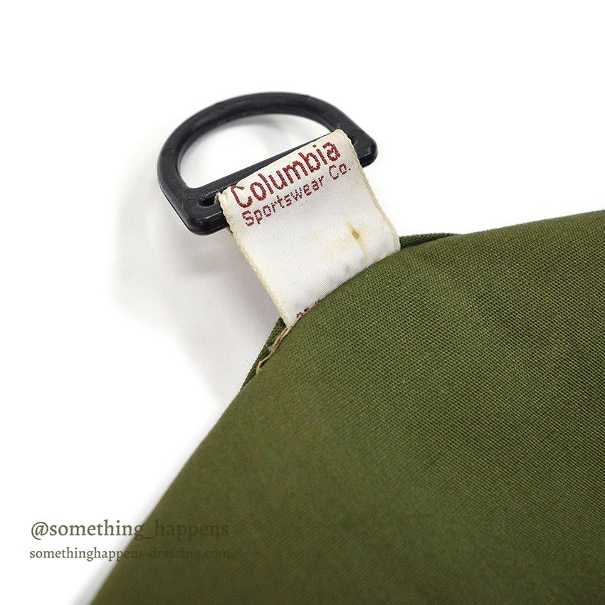 1980's COLUMBIA FISHING VEST OLIVE ... SMALL