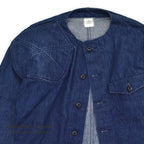 ~1980's USMILITARY COAT, SHOOTERS BLUE DENIM JACKET ... M