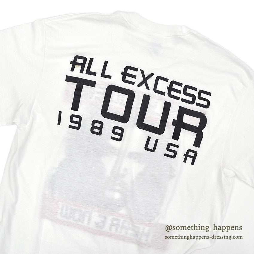 1980's BILLY SQUIER HEAR & NOW TOUR T-SHIRT...X-LARGE