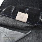 1980's Lee 200 BLACK DENIM PANTS...W33/L30