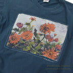 1990's TUF THREADS JUDY BUSWELL FLOWER ART PRINT T-SHIRT ... XL