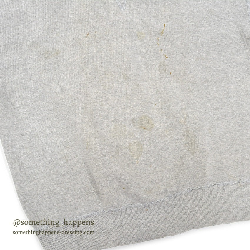 1960's CUT OFF FRONT-V SWEAT SHIRT WORN ... AS IS