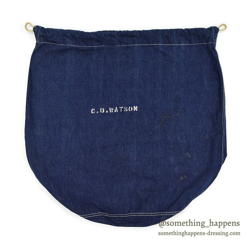 1940's USARMY WW2 DENIM BARRACKS BAG STENCIL...