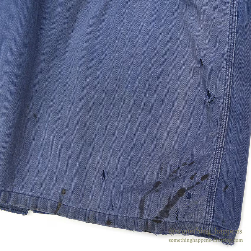 1940's Lee MOBIL PEGASUS EMBROIDERY HBT SHOP COAT TWO-TONE ... 42