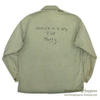 1940's U.S.M.C. / USN  P-41 HBT UTILITY COAT STENCIL ...