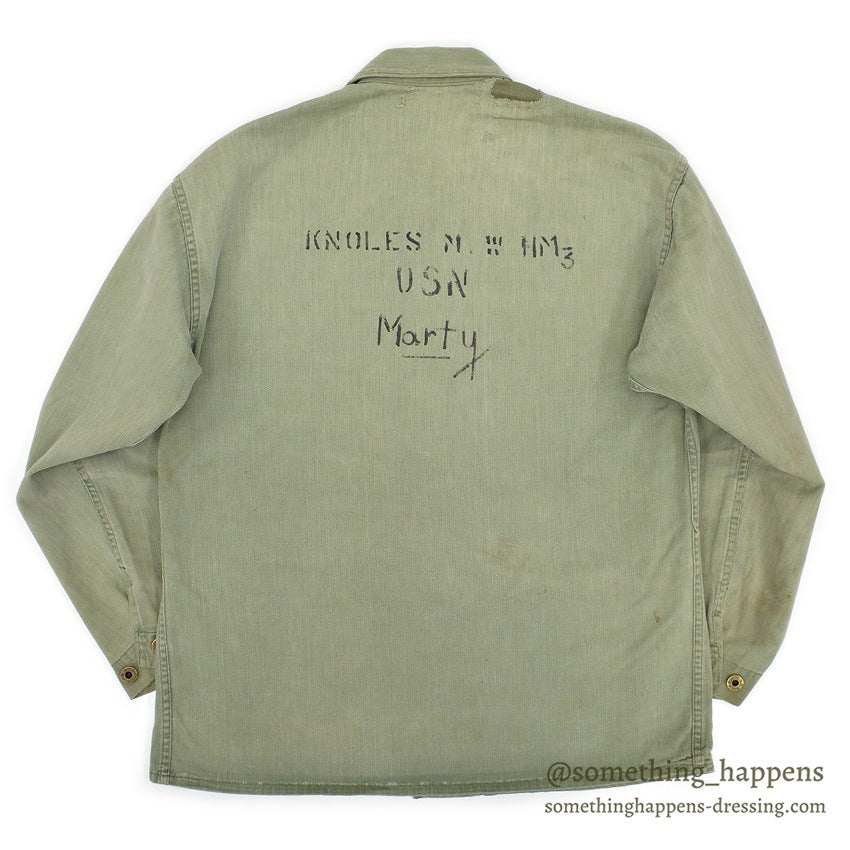 1940's U.S.M.C. / USN  P-41 HBT UTILITY COAT STENCIL ...