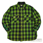 1950's PILGRIM GREEN/BLACK WOOL SHIRT UNUSUAL...