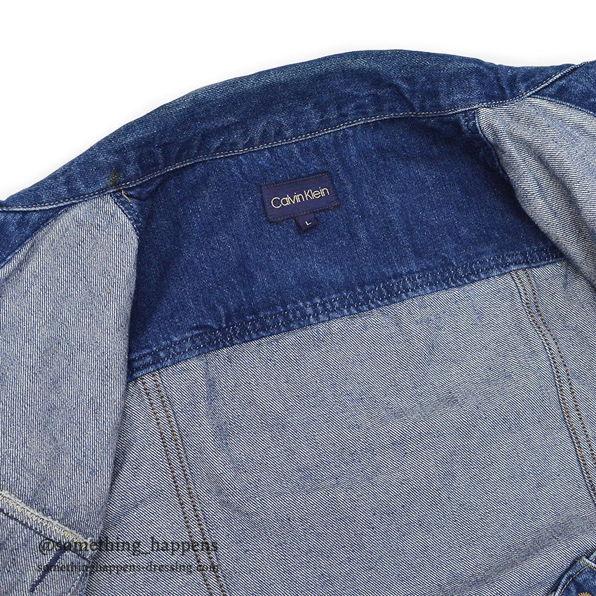 1980's CALVIN KLAIN DESIGNED DENIM JACKET... L