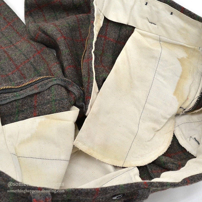 1960's ARCTIC BY COMMANDER HUNTING WOOL PANTS ... W35/L28