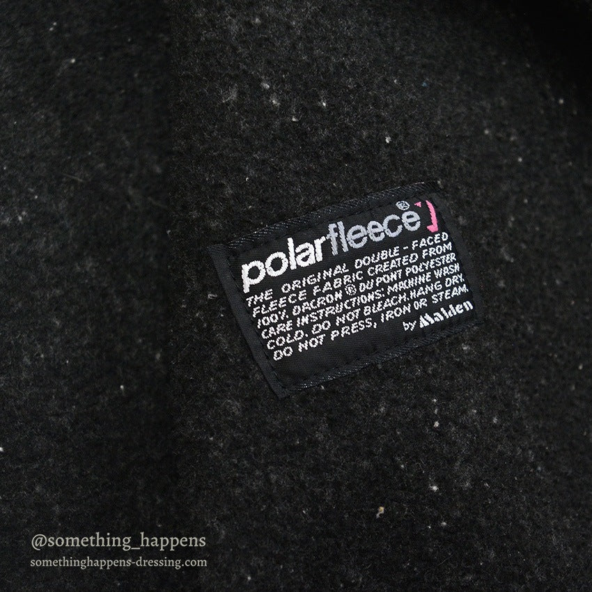1990's PENFIELD BLACK POLAR FLEECE JACKET...L