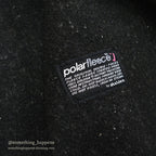 1990's PENFIELD BLACK POLAR FLEECE JACKET...L