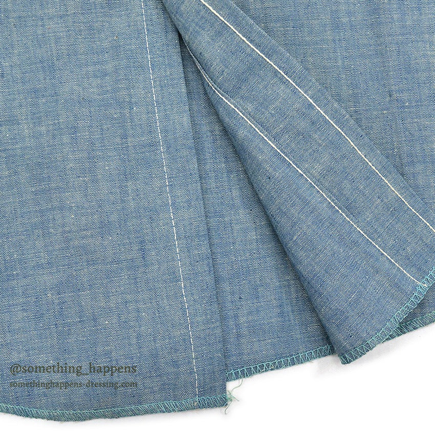 1970's DEADSTOCK OLD KENTUCKY TWO TONE ALL COTTON CHAMBRAY SHIRT... 15