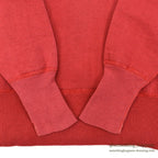 1950's RED TWO-TONE FRONT-V SWEAT SHIRT...