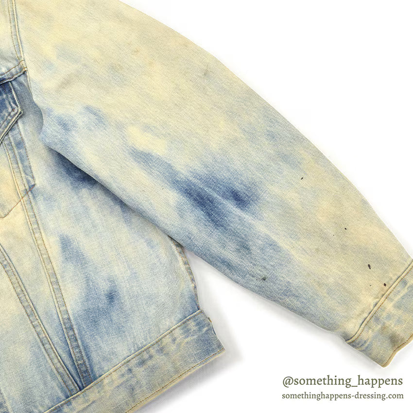1970's Levi's 70505-0217 BLEACHED DENIM JACKET... 44