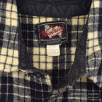 1940's WOOLRICH BLACK/WHITE PLAID WOOL SHIRT ... 16