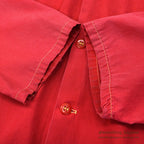 1950's~ JC HIGGINS HUNTING RED COTTON PARKA...