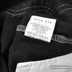 1980's DEADSTOCK Levi's 505 BLACK DENIM PANTS ... W38/L30