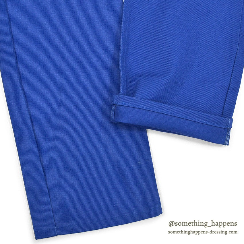 1980's DEADSTOCK Levi's 505-2818 BLUE COTTON TWILL PANTS... W31/L34