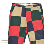 ~1980's PATCHWORK CORDUROY PANTS...W34/L28