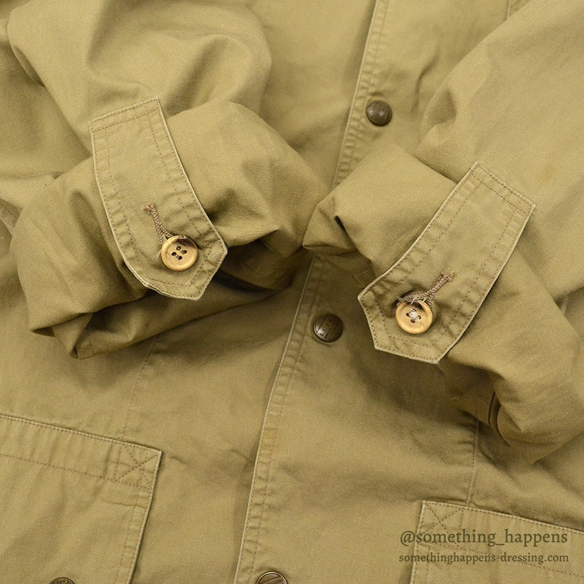 1980's~ LLBEAN COTTON POPLIN SAFARI JACKET...