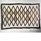 NAVAJO RUG DIAMONDS PATTERN LARGE SIZE... 191cm/126cm