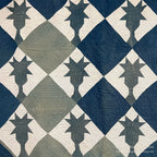 ANTIQUE PAUM TREE PATCHWORK QUILT...208cm/208cm