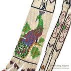 NATIVE AMERICAN SEED BEADS NECKLACE WHIRLING LOGS...