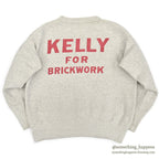 1950's KELLY FOR BRICKWORK SWEAT SHIRT BACK PRINT ...