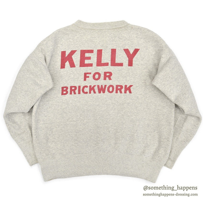 1950's KELLY FOR BRICKWORK SWEAT SHIRT BACK PRINT ...