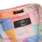 1980's ORVIS CRAZY PATCHWORK B/D SHIRT...L