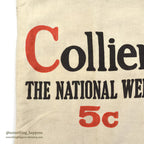1930's~ COLLIER'S THE NATIONAL WEEKLY MAGAZINE DELIVERY BAG ...