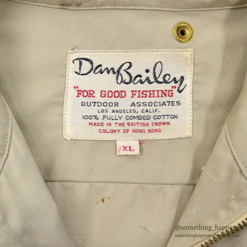1960's~ DAN BAILEY FISHING JACKET...XL