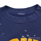 1980's CHAMPION IOWA REVERSE WEAVE SWEAT SHIRT NAVY CHOPPED...