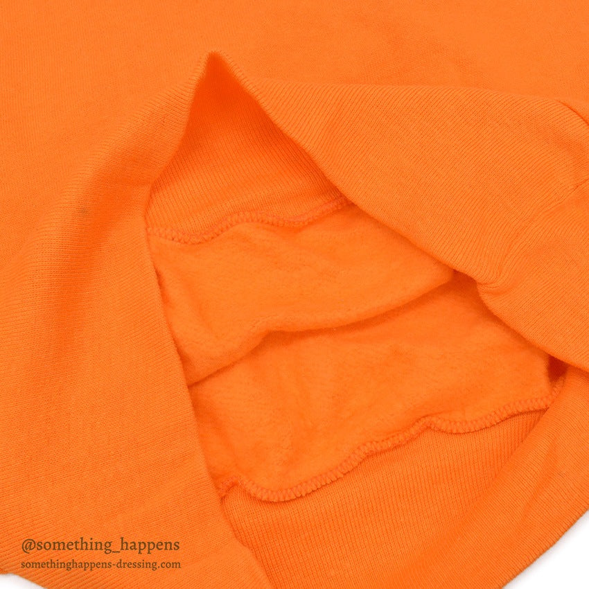 1960's DEADSTOCK BRENT ORANGE FREEDOM SLEEVE SWEAT SHIRT ... L
