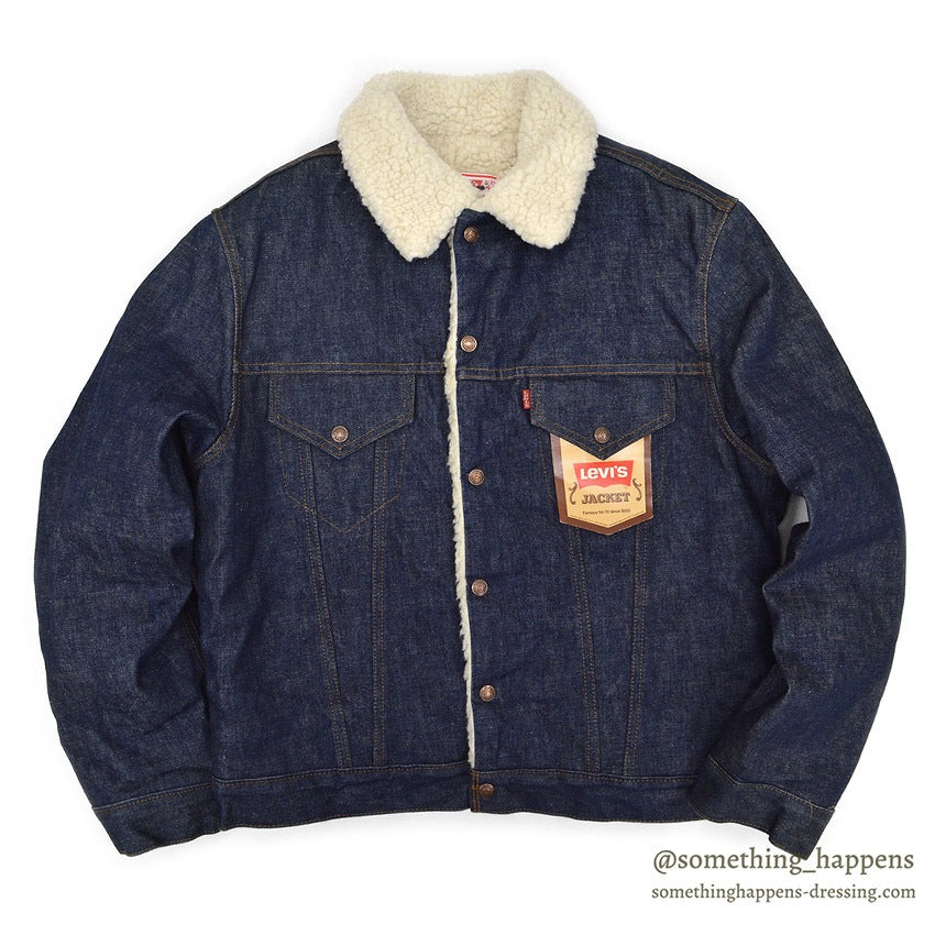 1970's DEADSTOCK Levi's 70605-0217 DENIM BOA JACKET... 44