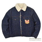 1970's DEADSTOCK Levi's 70605-0217 DENIM BOA JACKET... 44