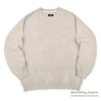 1990's WILLIS & GEIGER FRONT-V COTTON SWEATER ... M