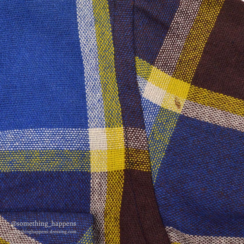 ~1950's TOWNCRAFT DE LUXE PLAID WOOL SHIRT ... M