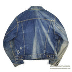 1960's LEVI'S 557XX DENIM JACKET / SUN FADED ... 44