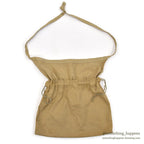 ~1940's AMERICAN RED CROSS LIGHT BROWN HBT APRON DITTY BAG...