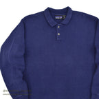 1980's PATAGONIA HEAVY WEIGHT COTTON POLO SWEATER...M