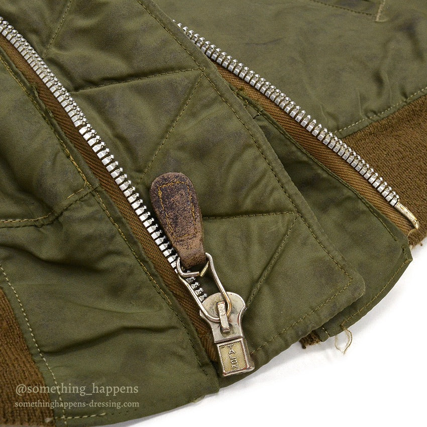 1950's B-15C OD FLIGHT JACKET / RARE COLOR ... 44