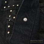 1960's LEVI'S 70505-0217 BIGE OVERDYED / BLACK WITH STUDS...